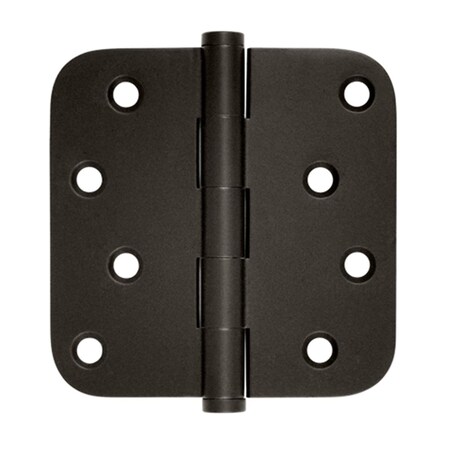 Patioplus 4 x 4 x 0.62 in. Radius Hinge, Zig-Zag, Oil Rubbed Bronze, Solid Brass, 2PK PA877987